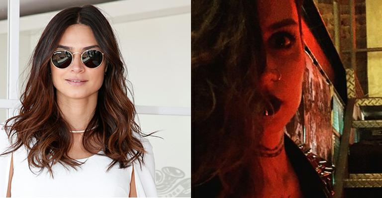 Gótica Suave? Thaila Ayala se produz e aposta no look all black para curtir noitada
