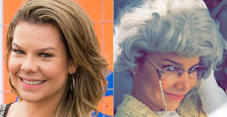 A terceira idade chegou? Fernanda Souza envelhece décadas para gravação e brinca com fãs