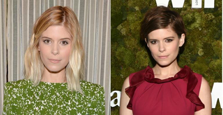 Kate Mara exibe novo visual ao aparecer com os cabelos mais curtos