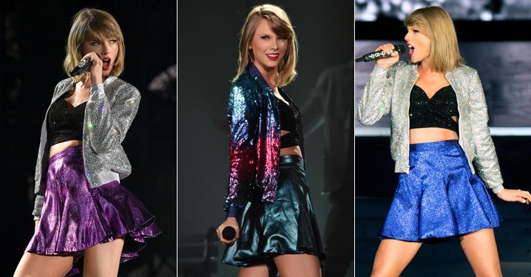 Taylor Swift veste jaquetas bomber em sua nova turnê, 1989; saiba como usar!