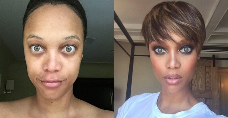 Tyra Banks publica foto completamente sem maquiagem: ‘Realmente como eu sou’