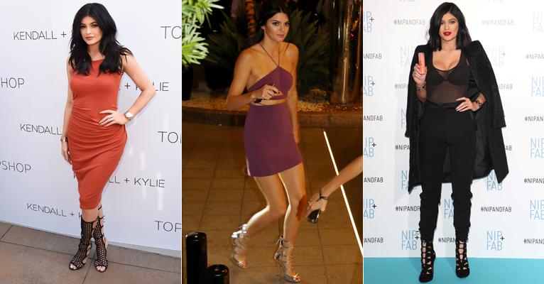 Kendall e Kylie Jenner adoram sandálias gladiadoras; Veja 15 modelos das irmãs!
