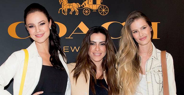 Paolla Oliveira, Cleo Pires e Yasmin Brunet brilham em encontro fashion