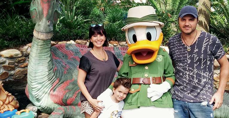 Maurício Manieri e Izabelle Stein: férias na Disney