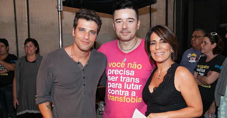 Bruno Gagliasso e Gloria Pires: luta contra a homofobia