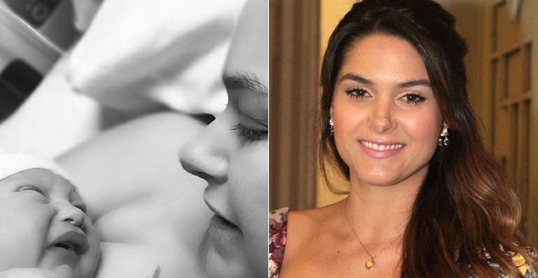 Fernanda Machado celebra parto normal de Lucca: ‘Doloroso sim, mas avassalador’