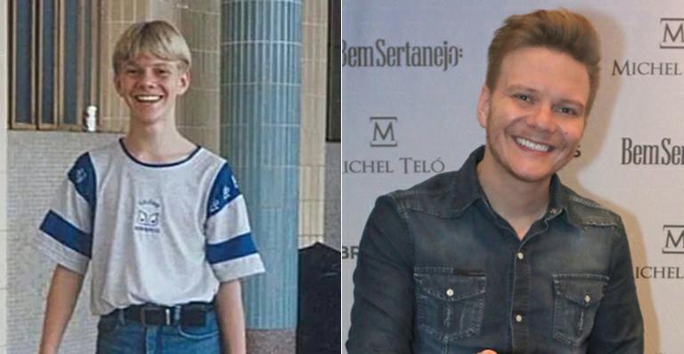 Igualzinho! Michel Teló abre o baú e relembra adolescência em rede social