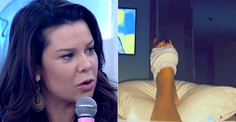 Fernanda Souza sofre pequeno acidente em casa, mas tranquiliza fãs: ‘Estou bem’
