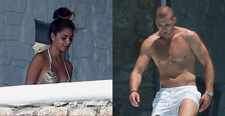 Nicole Scherzinger surge com olhos roxos e troca beijos com jogador 14 anos mais jovem