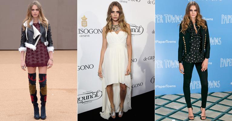Veja 68 looks de Cara Delevingne, modelo e protagonista de ‘Cidades de Papel’