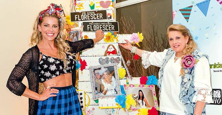 Karina e Nadia Bacchi: festa junina do bem