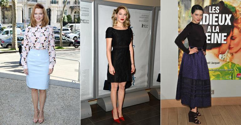 Veja o estilo da atriz Léa Seydoux, famosa pelo filme ‘Azul é a Cor Mais Quente’