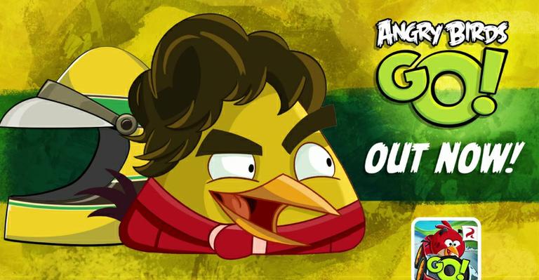 Ayrton Senna vira personagem do Angry Birds