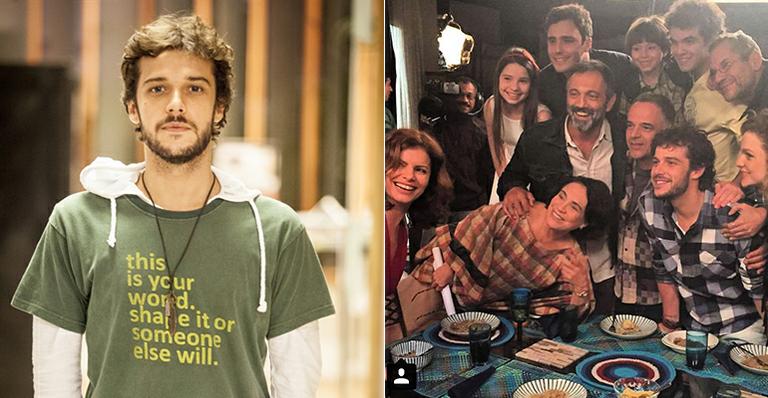 Jayme Matarazzo posa com elenco na reta final de Sete Vidas: ‘Levarei todos no meu coração’