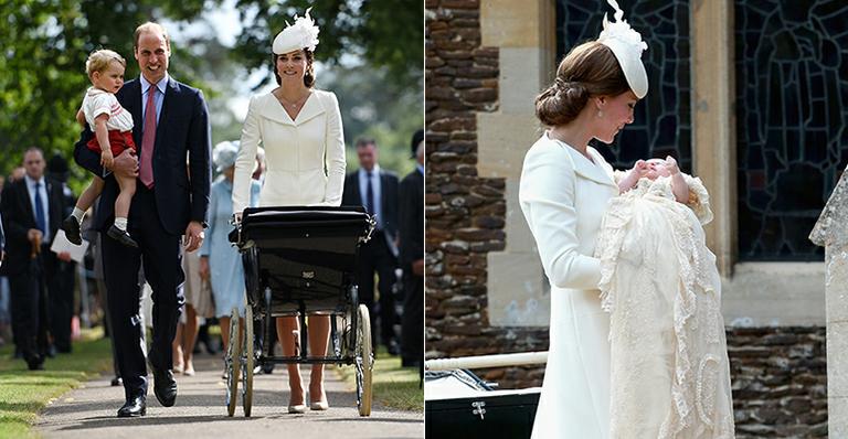 Em cerimônia íntima, realeza se reúne para o batizado da Princesa Charlotte