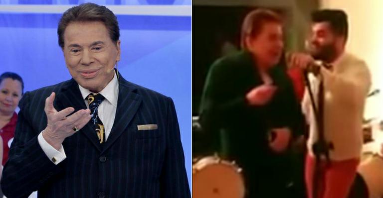 Silvio Santos surge cantando música ‘Saudosa Maloca’ em festa