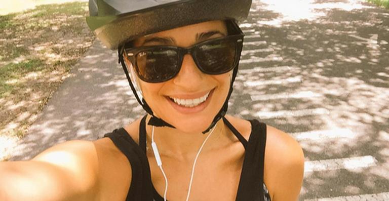 Lea Michele mostra a sua rotina fitness nas redes sociais
