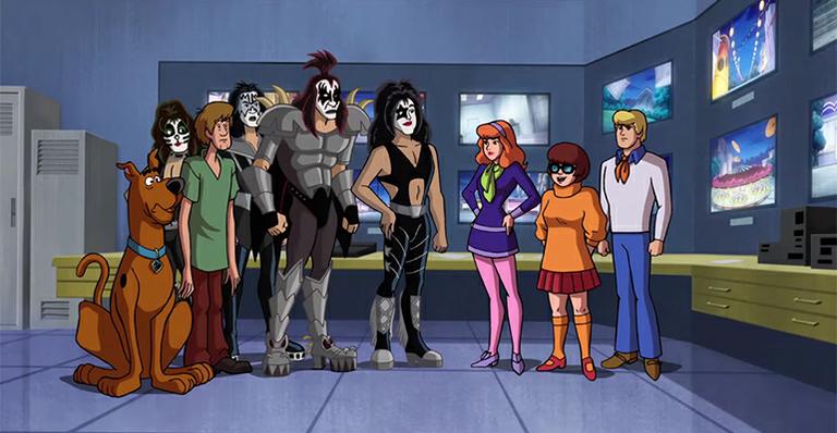 Banda Kiss inova e lança música inédita em nova animação ‘Scooby-Doo’