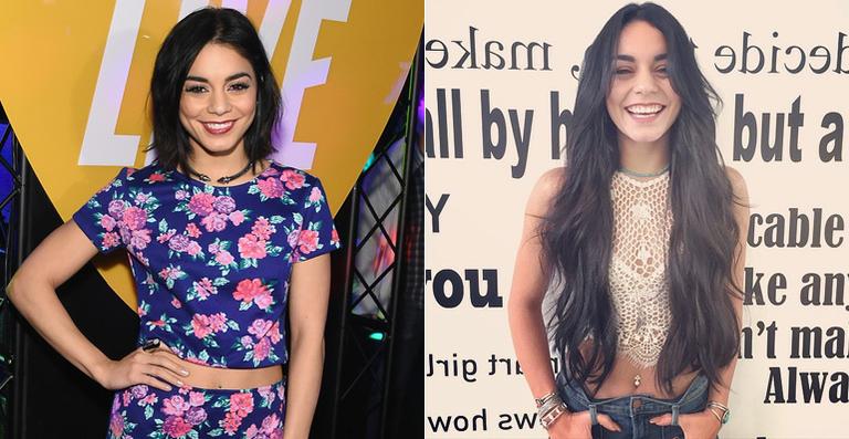Vanessa Hudgens muda o visual e coloca megahair