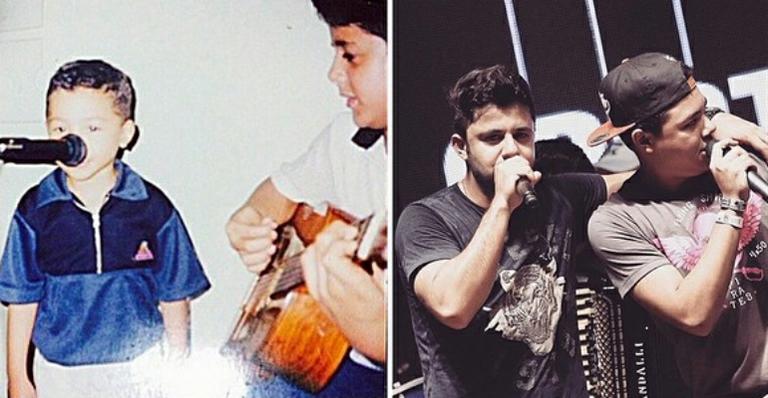 Felipe faz homenagem ao irmão, Cristiano Araújo, no Dia do Amigo