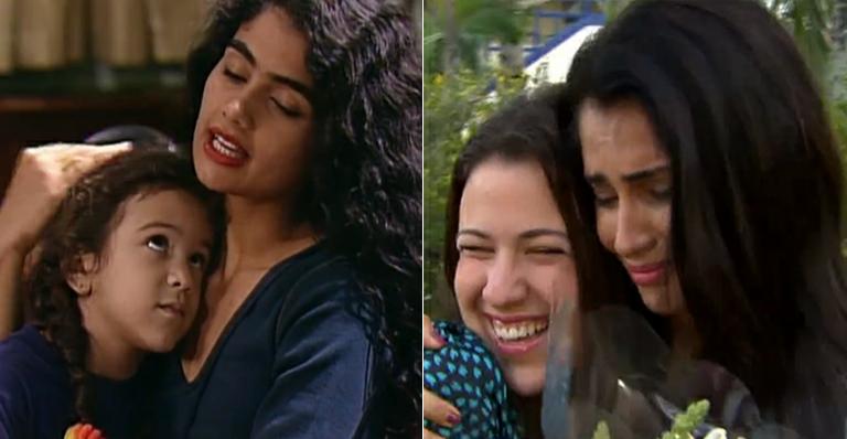 Video Show promove reencontro entre Patrícia França e Carolina Pavanelli, mãe e filha em ‘Sonho Meu’