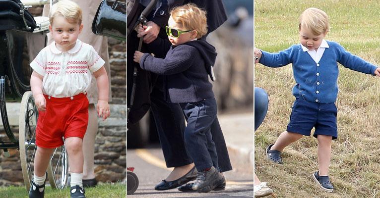 Príncipe George completa 2 anos. Relembre seus looks mais fofos