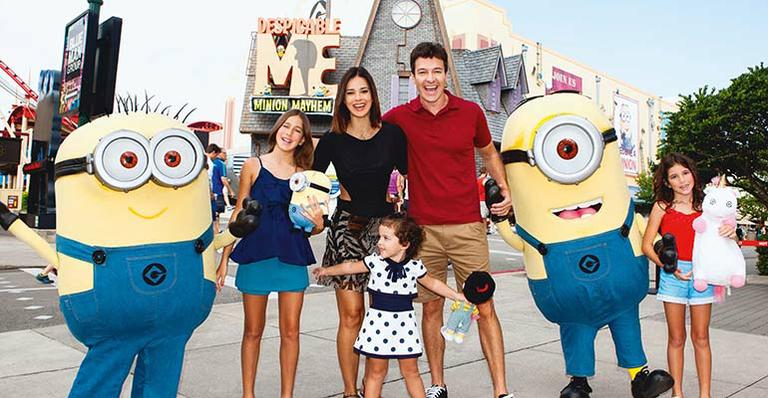 O mágico tour de Rodrigo Faro e clã em Orlando