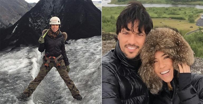 Patrícia Abravanel curte férias com o marido na Islândia