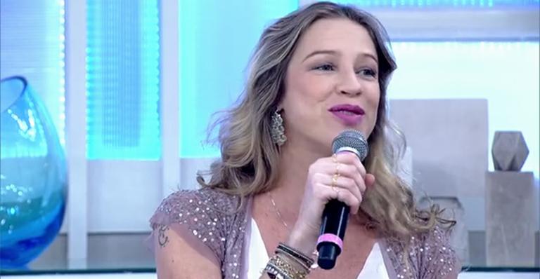No ‘Encontro’, Luana Piovani brinca e conta que foi trocada por Pedro Scooby na lua de mel