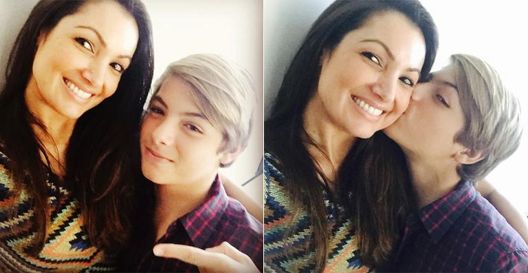 Patrícia Poeta fala da relação com o filho, Felipe