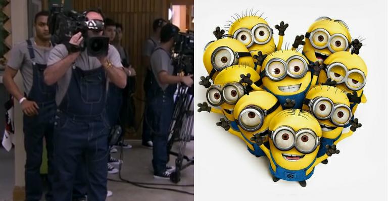 Câmeras roubam a cena vestidos de ‘Minions’ na estreia do ‘É de Casa’