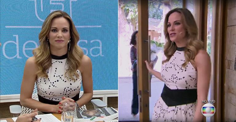 Na estreia do ‘É de Casa’, Ana Furtado aposta em look de menos de R$ 150
