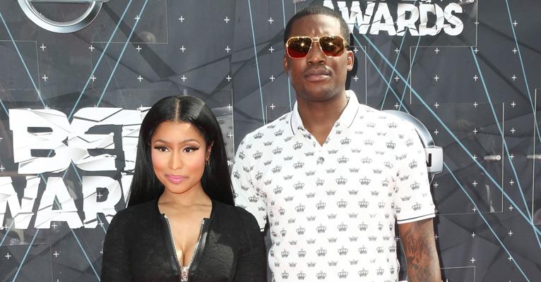 Nicki Minaj levanta suspeitas de que está grávida do namorado, Meek Mill