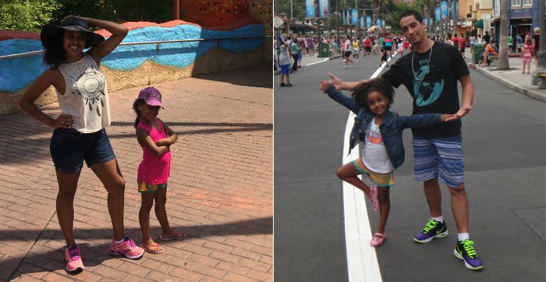 Prestes a estrear na ‘Dança dos Famosos’, Negra Li abre o álbum das férias com a família