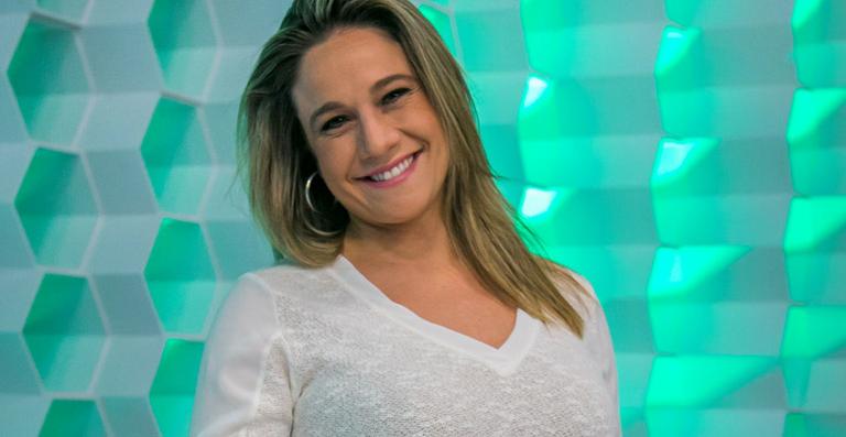 Fernanda Gentil entra em licença-maternidade para o nascimento do Gabriel