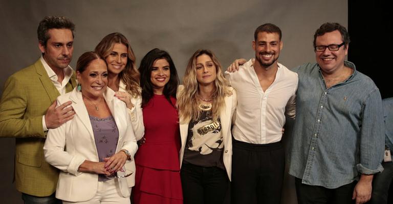 Giovanna Antonelli, Susana Vieira e famosos se reúnem para coletiva de ‘A Regra do Jogo’