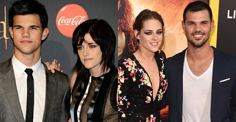 Kristen Stewart e Taylor Lautner se reencontram em première