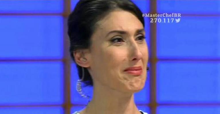 Paola Carosella se emociona com eliminação no MasterChef Brasil