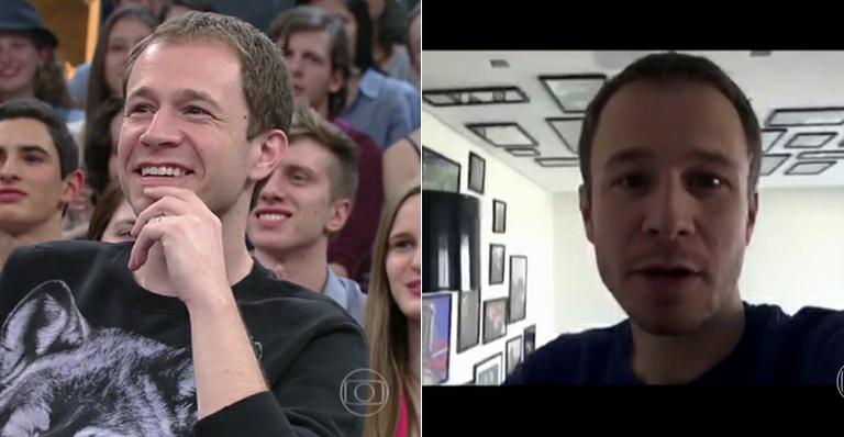 Na TV, Tiago Leifert mostra intimidade e revela detalhes de seu apartamento em São Paulo