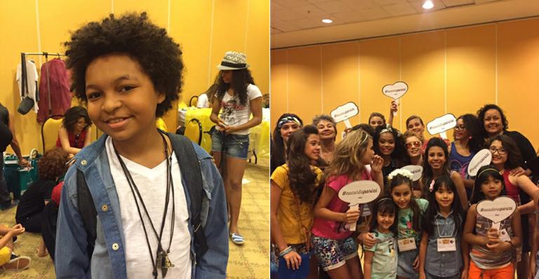 JP Rufino e mais atores mirins desfilam no Rio Fashion Kids