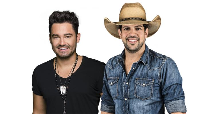 Sertanejo Fernando ganha violão de Garth Brooks