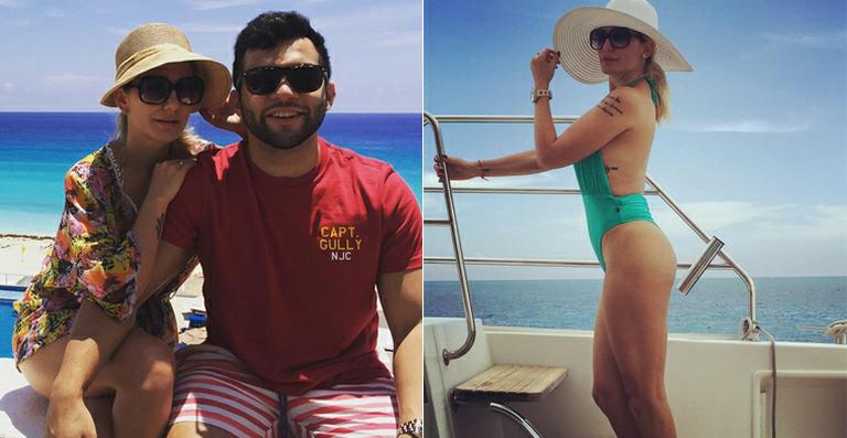 Antonia Fontenelle curte férias em Cancún com o noivo