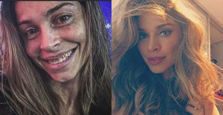 Grazi Massafera mostra ‘antes e depois’ de se transformar em Larissa, de Verdades Secretas