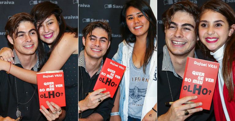 Rafael Vitti causa tumulto em SP no lançamento de seu primeiro livro