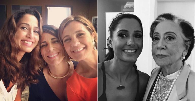 Camila Pitanga mostra despedida do elenco de ‘Babilônia’