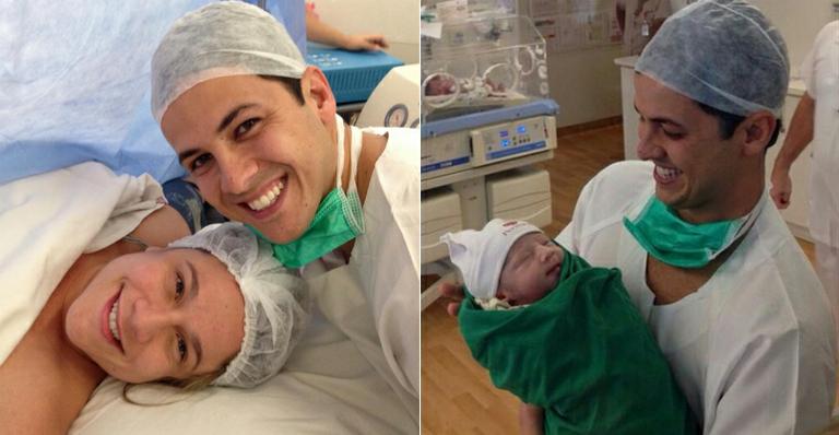 Marido faz homenagem a Fernanda Gentil após nascimento do filho: ‘Mulher linda e guerreira’