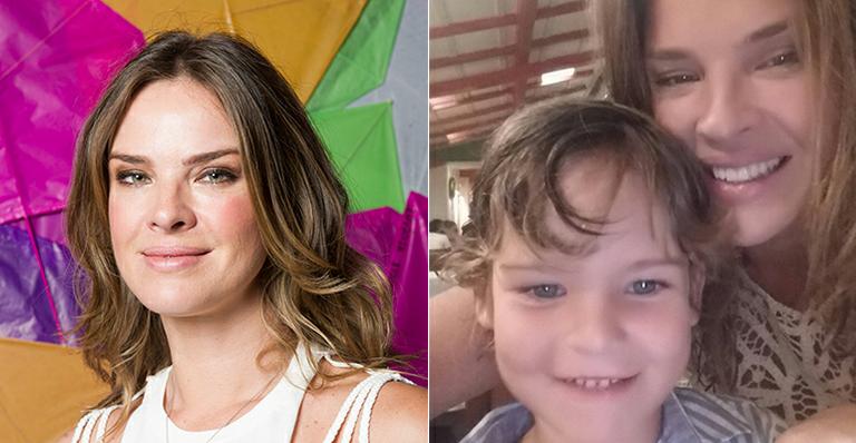 Leticia Birkheuer publica foto com o filho, João Guilherme: ‘Melhor companhia do mundo’