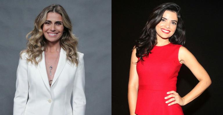 Rivais em novela, Giovanna Antonelli e Vanessa Giácomo posam juntas