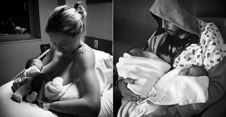 Luana Piovani fala pela primeira vez após nascimento dos gêmeos: “Os babies são famintos”