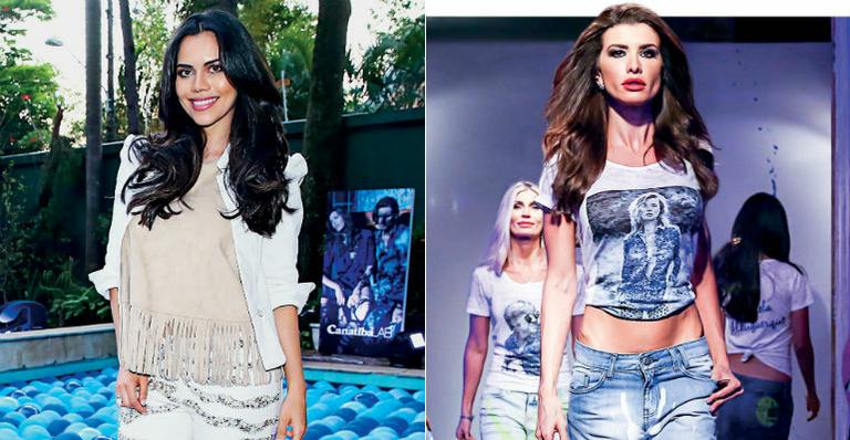 Daniela Albuquerque e Carol Castelo Branco: musas na passarela